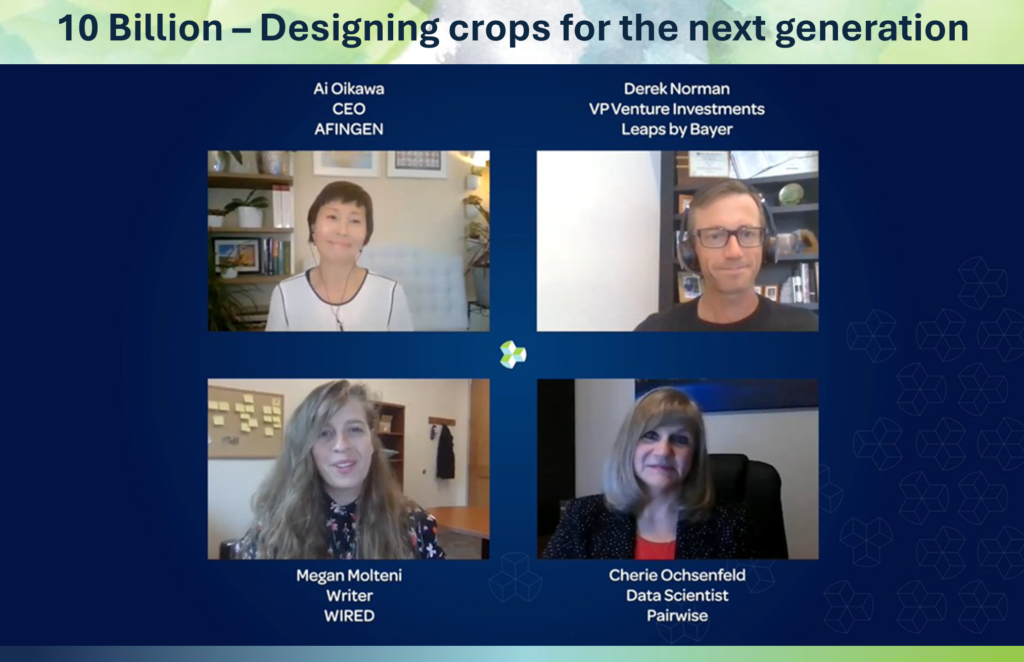 SynBioBeta 2020 10 Billion panel on next-generation crops